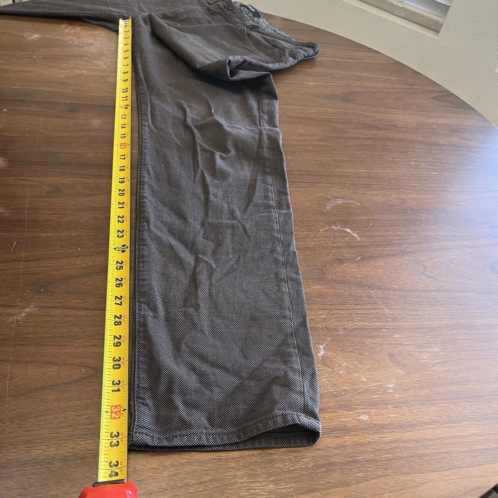 34 Heritage Courage Pants Mens Size 35x34 Heather Grey Relaxed Straight Pants - Picture 15 of 16